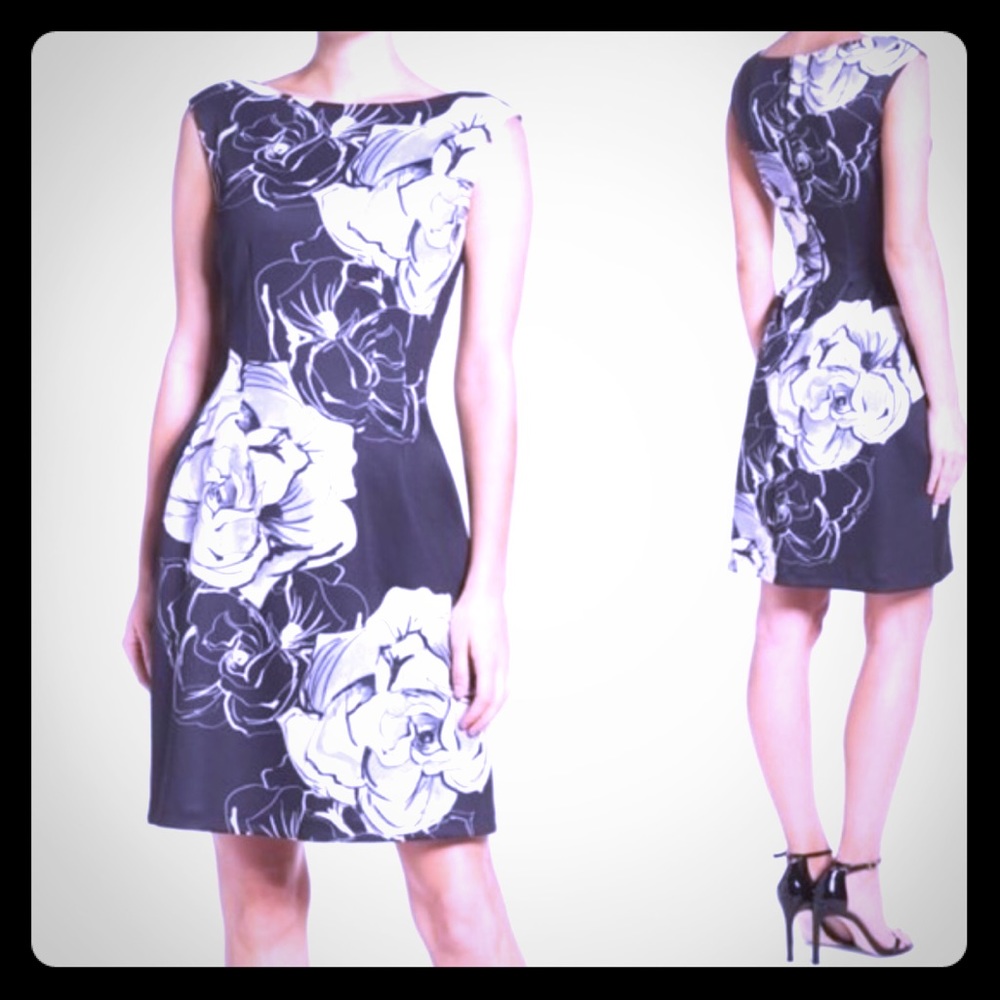 Vince Camuto cap sleeve fit & flare dress NWT